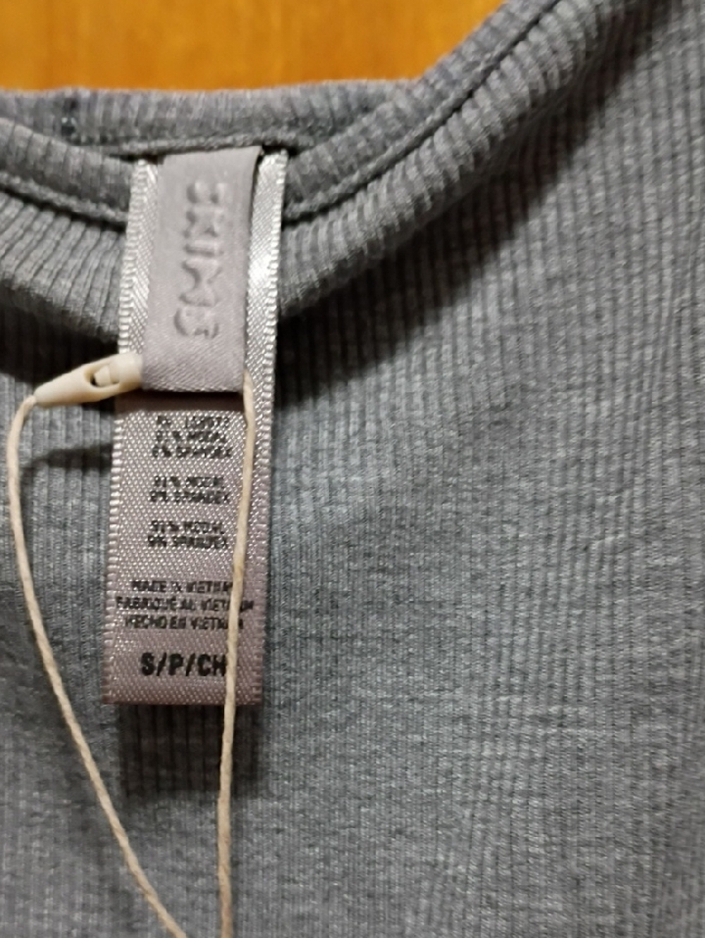 aerie Ribbed Grey Tank Top - Picture 2 of 3